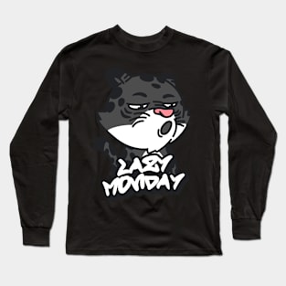 Lazy Monday Leopard Long Sleeve T-Shirt